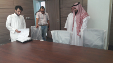 Dr. Al Bahdal Pays an Inspection Visit to the New Building of Education College at Delam