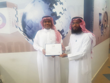 Abdullah Khatifi Receives Job Excellence Award