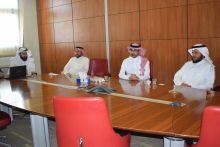 The Deanship Receives a Delegation from King Abdulaziz City for Sciences and Technology